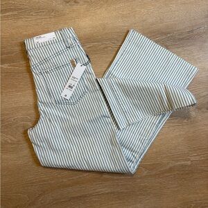 NWT Joe's Jeans The Mia Railroad Stripe Pants Sz 25